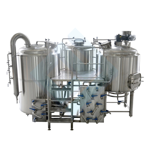 10BBL 3-vessel Combi-tank brewhouse