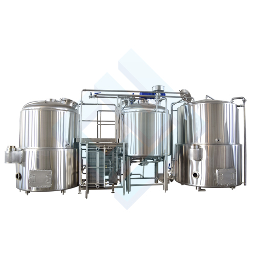 10BBL 3-vessel brewing equipment fire heating