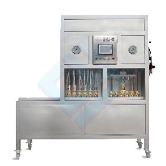 RS/FR-6P Semi-automatic Cans filling & caping 2 in 1 machine